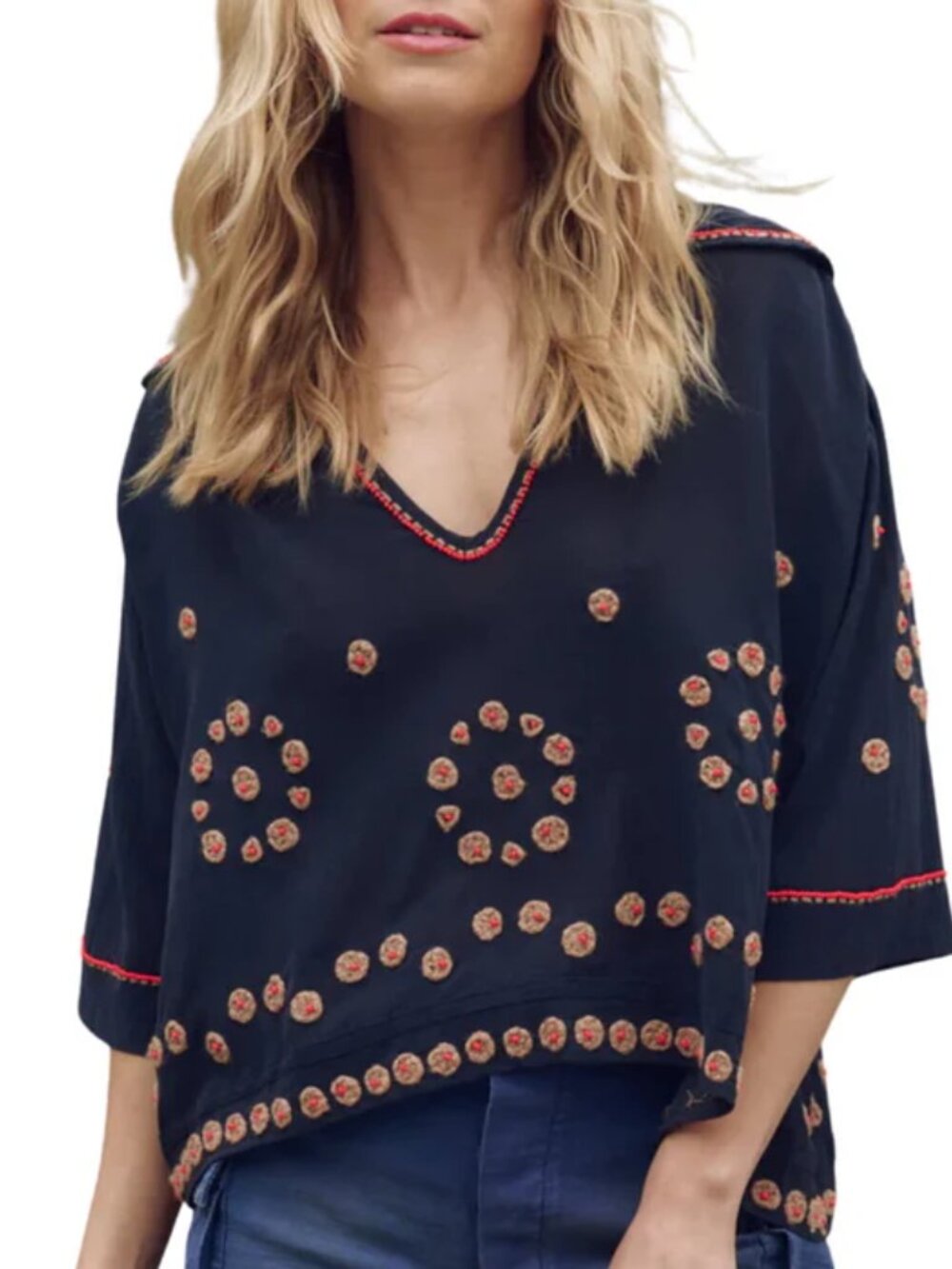 THE GREAT. beaded sailor top - Picture 4 of 7